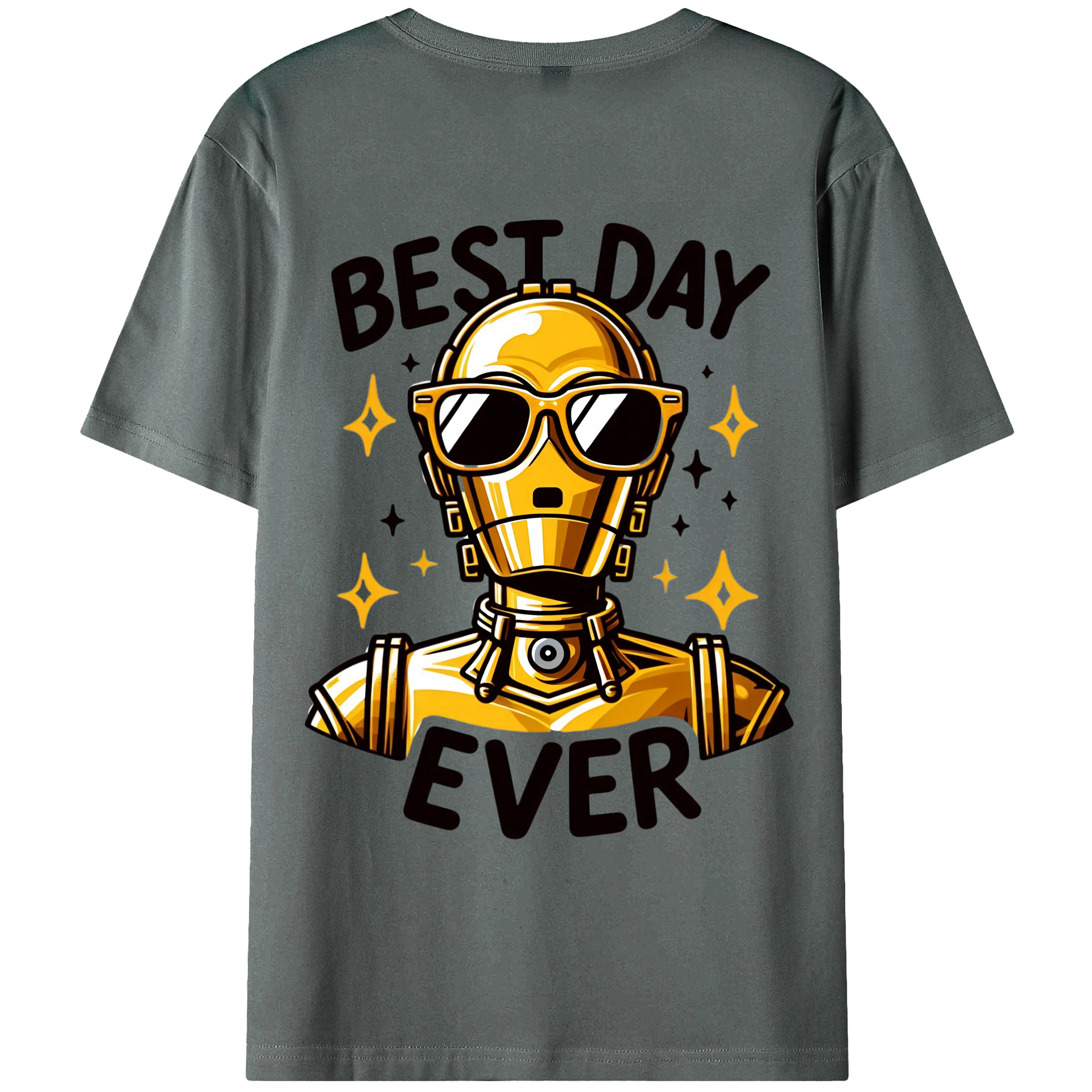 （画像用） スター・ウォーズ Star Wars 綿100％ メンズ半袖Tシャツ（バックプリント） 通気性